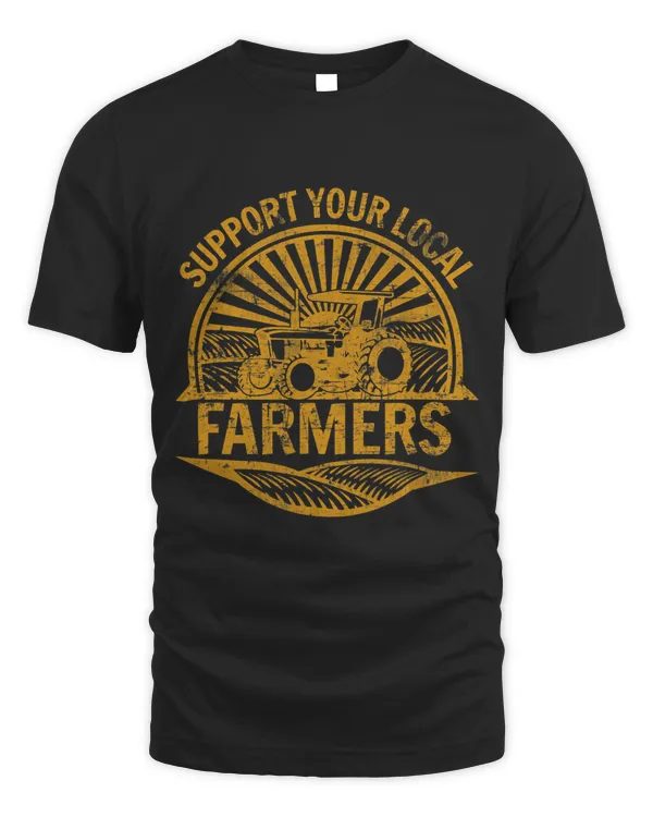 Support your Local Farmers Harvest Farming Barn Cattle 583