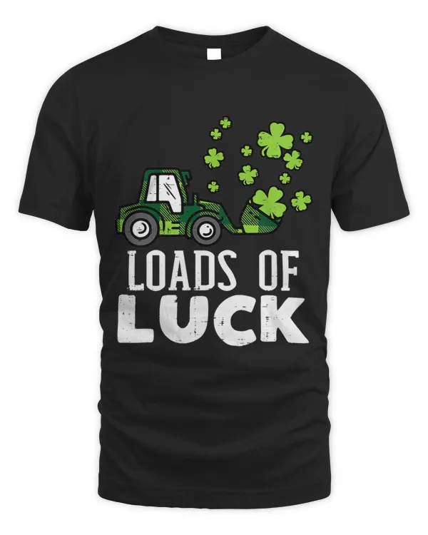 Kids Loads Of Luck Loader Paddys St Patrick Day Boys Kids