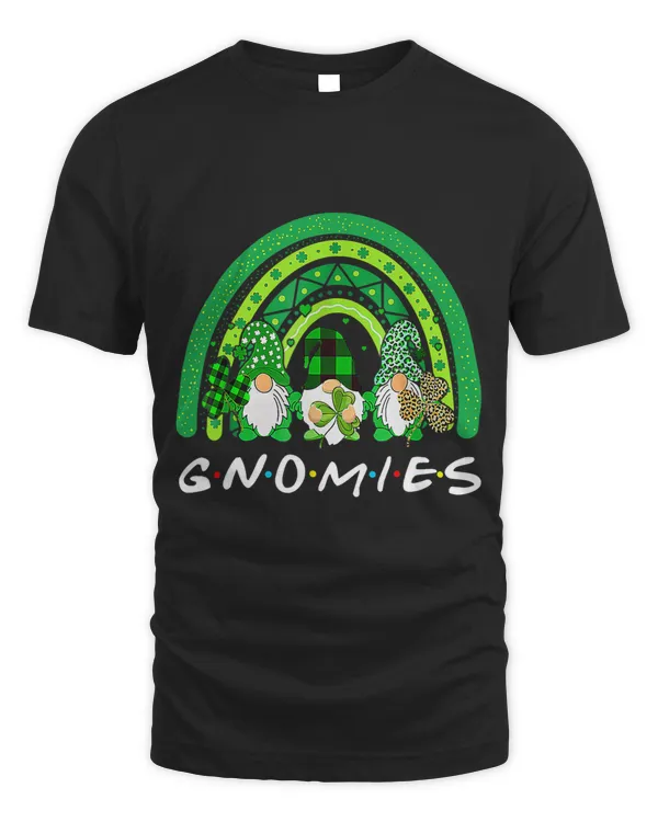Cute Lucky Rainbow Gnome Happy St Patricks Day Family Outfit 3