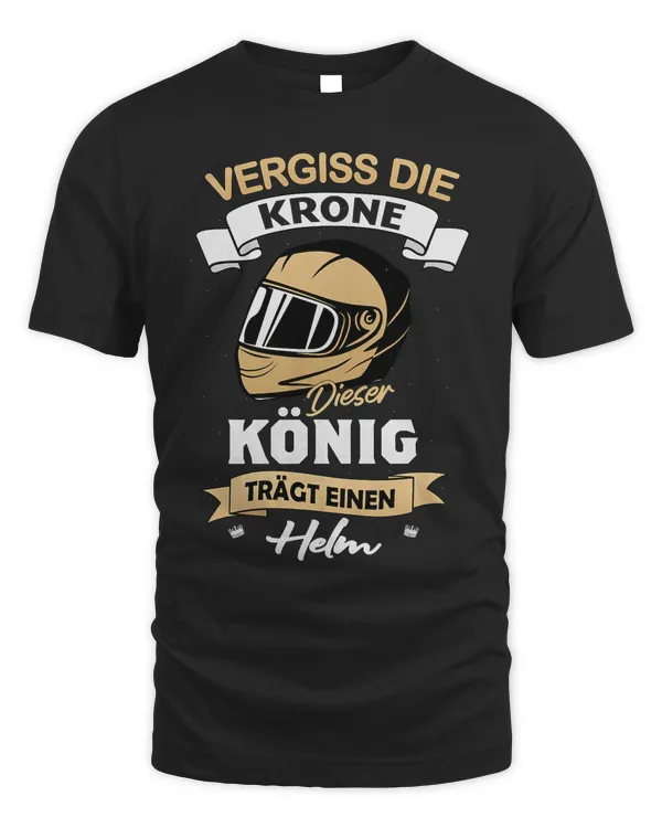 Mens Forget the crown motorcycle
