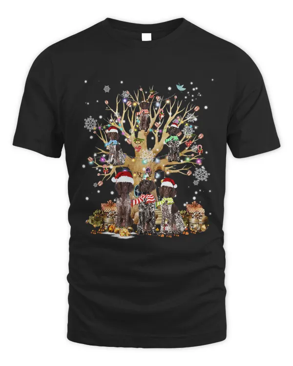 Pointer Christmas Tree Lights Xmas Pajama Dog 131