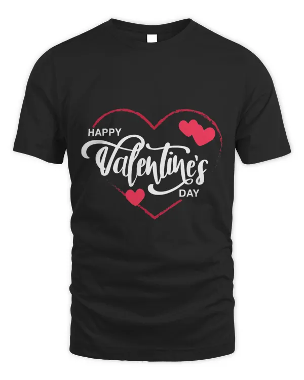 Cute Happy Valentines Day Heart Design Romantic Men Women