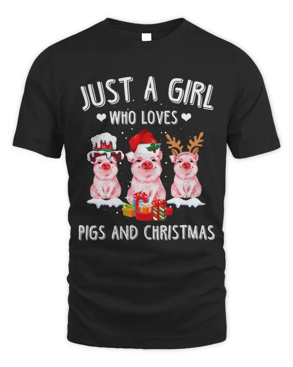 Just A Girl Who Loves Pigs And Christmas 104