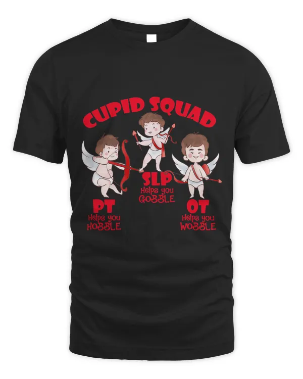 Funny Cupid Squad Happy Valentines Day SLP PT OT Therapist3