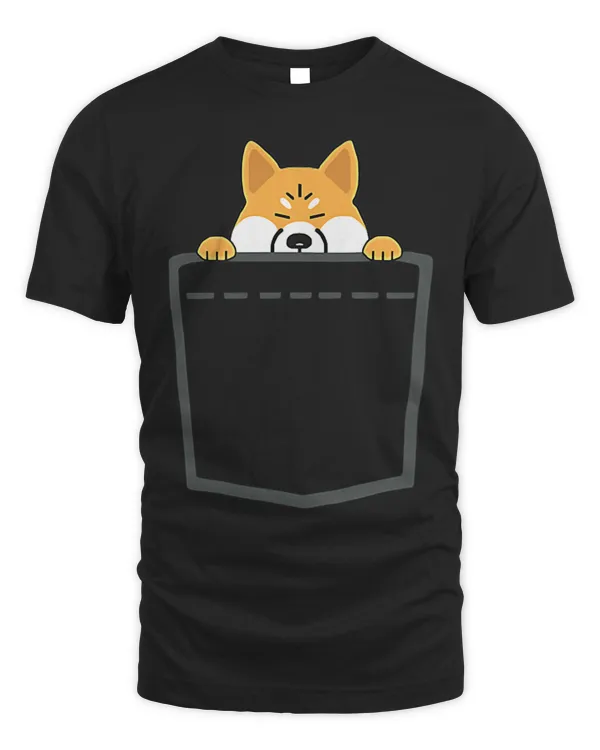 Funny Cute Shiba Inu In Your Pocket Shiba Inus & Dog Lover