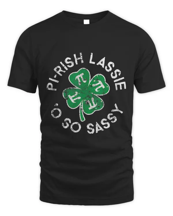 Pi Rish Lassie Oh So Sassy Lucky Clover St Patricks Day