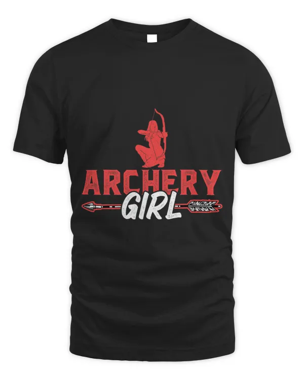 Archer Archery Lover Girls Funny Bow Arrow Archery Girl