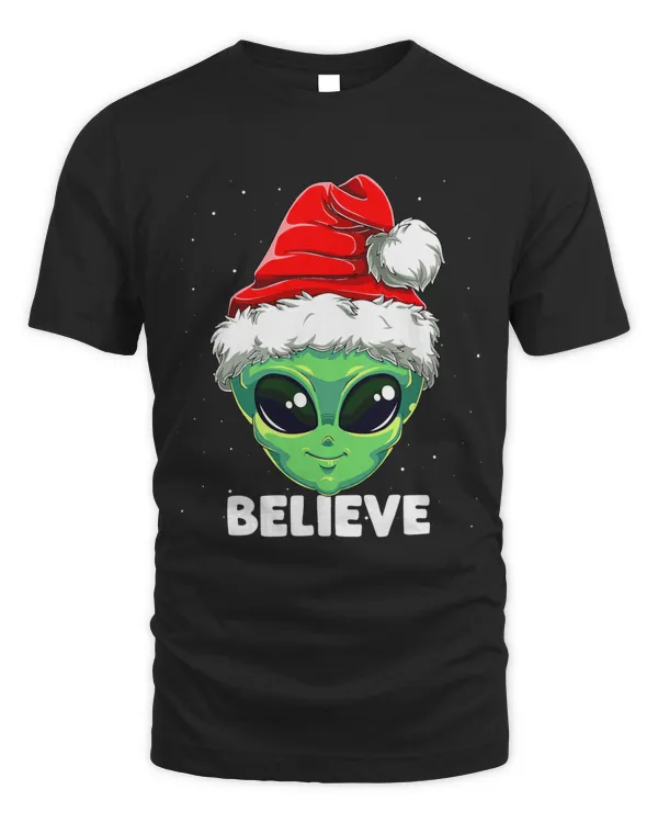 Christmas Alien Santa Costume Funny UFO Santa Hat Xmas Kids 1