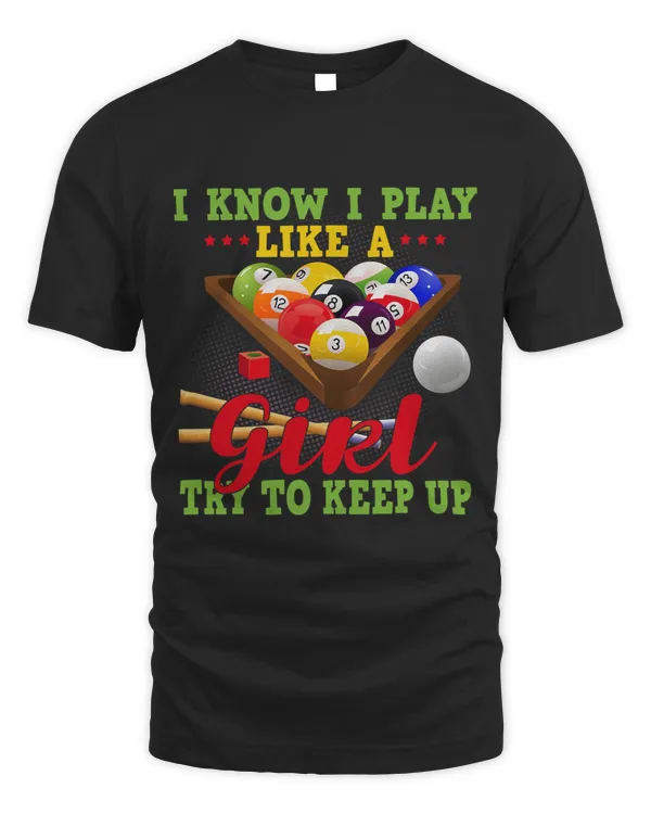 Cool Billiards Art For Women Girl Pool Player 8 Ball Snooker