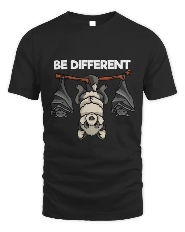 Be Different Hanging Polar Wolf On Tree With Sleeping Bats