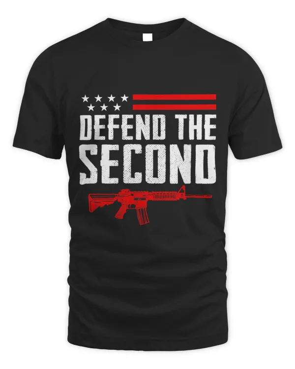 Defend The Second Amendment Pro Gun USA AR15 Rifle 2A