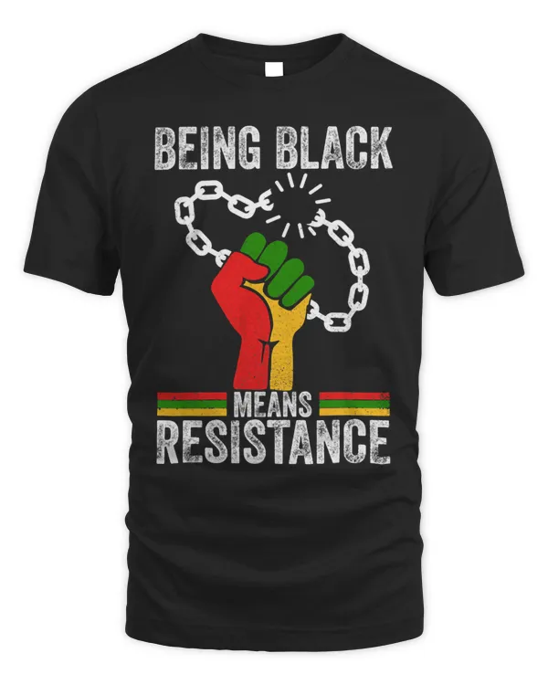 Being Black Means Resistance Black History Month 2023 Retro