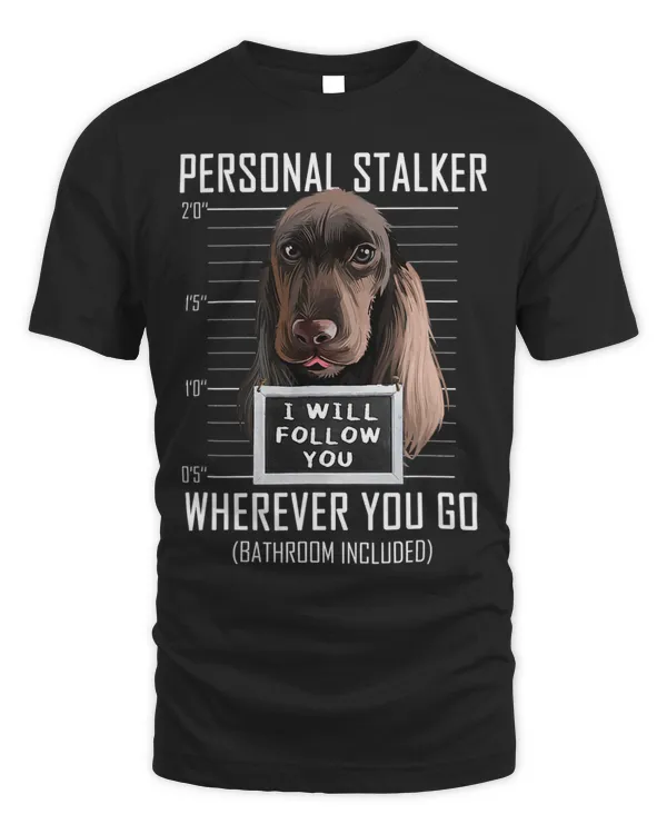 Personal Stalker Dog Field Spaniel I Will Follow You Mugshot 60