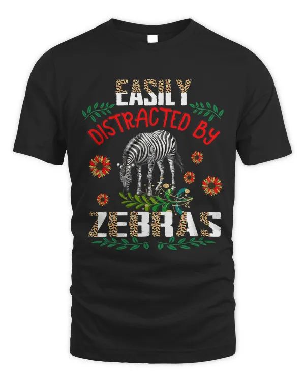 Easily Distracted By Zebras Leopard Sunflowers Zebra Lover