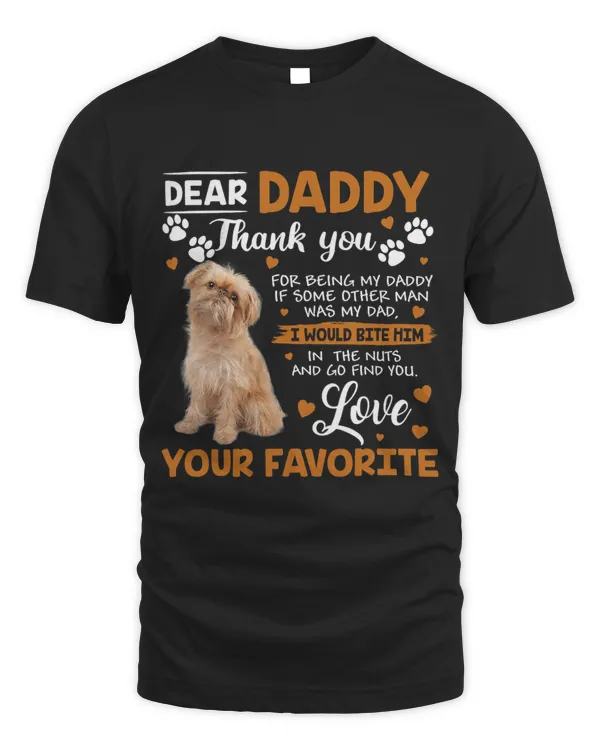 Brussels Griffon Dog Dear Daddy Thank You For Being My Daddy