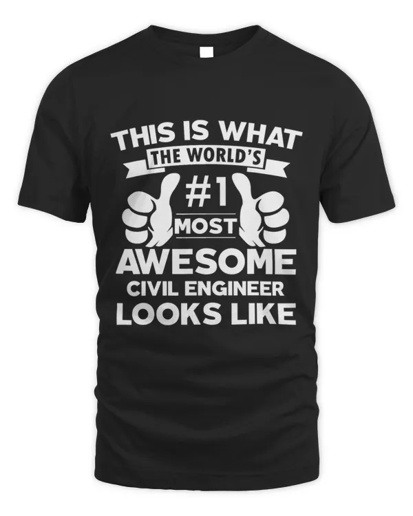Certified cool Civil engineer awesome looks like employee