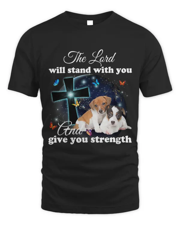 Jack Russell Terrier The Lord Will Stand With You Christian212
