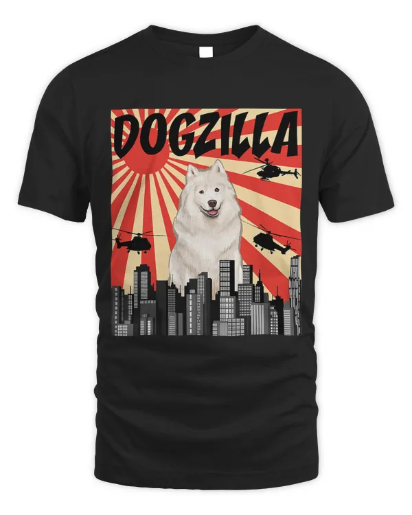 Funny Japanese Dogzilla Samoyed 13