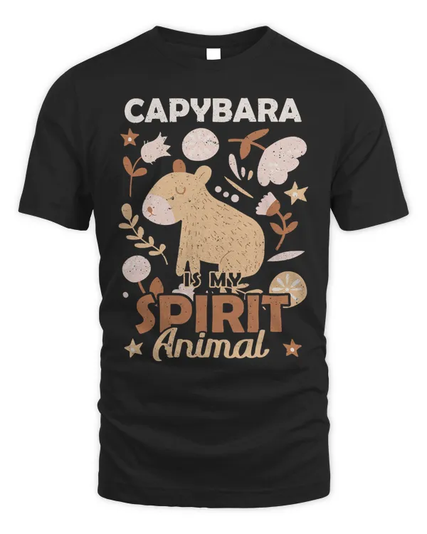 Autumn Pattern Capybara is My Spirit Animal Cute Capybara 20