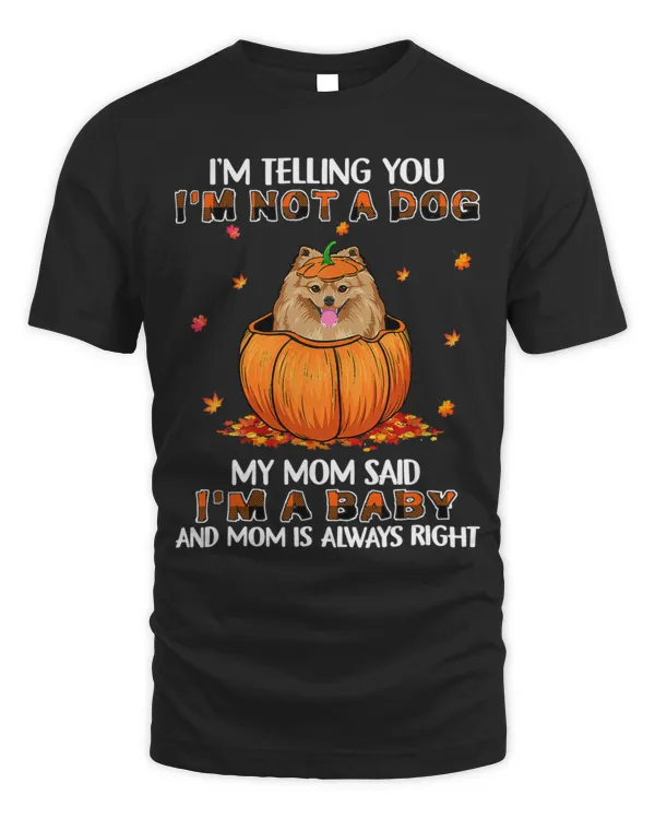 Autumn Baby Pom Dog Halloween I’m Telling You I’m Not A Dog