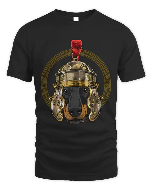 Doberman in Roman Helmet Centurion Legionnaire Dog Lover 30