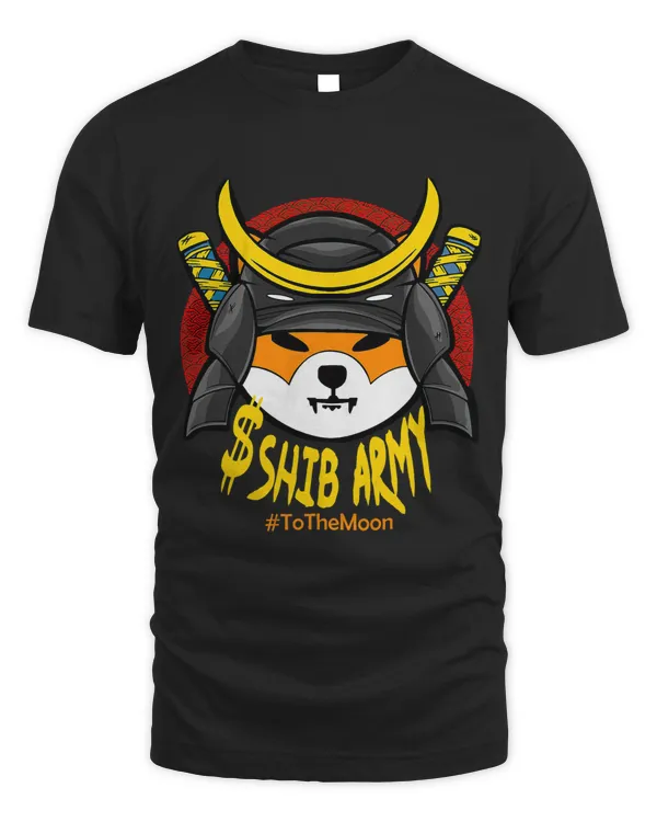 SHIB ARMY coin Samurai To the Moon cute Shiba Inu