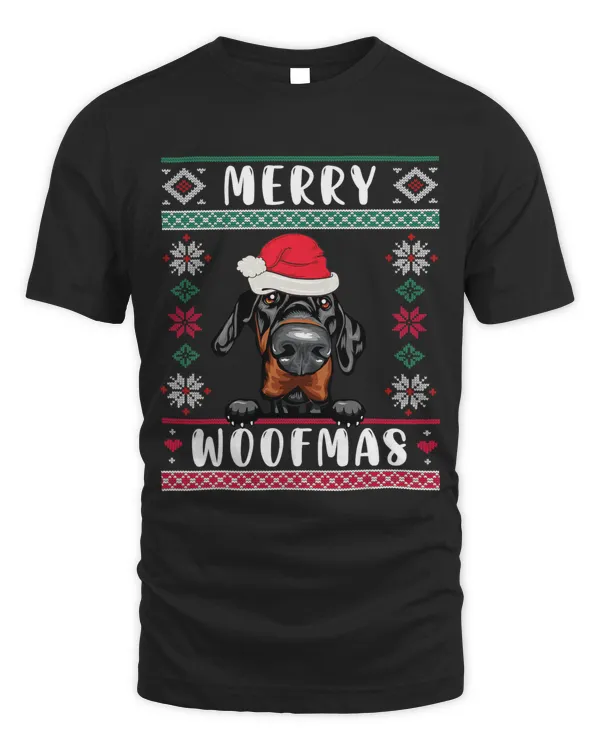 Doberman Pinscher Christmas funny Gift for Dog Lover Owner