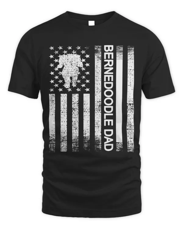 Bernedoodle Dad US Flag Bernedoodle Dog Owner