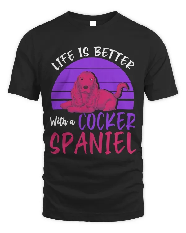 Funny Dog Lover Dog Owner Pet Owner Retro Cocker Spaniel