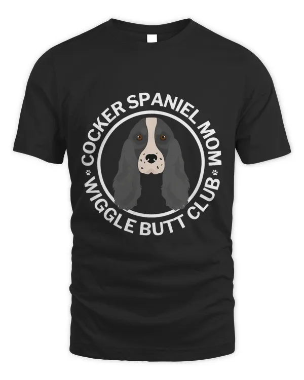 Black Cocker Spaniel Mom Wiggle Butt Club For Woman