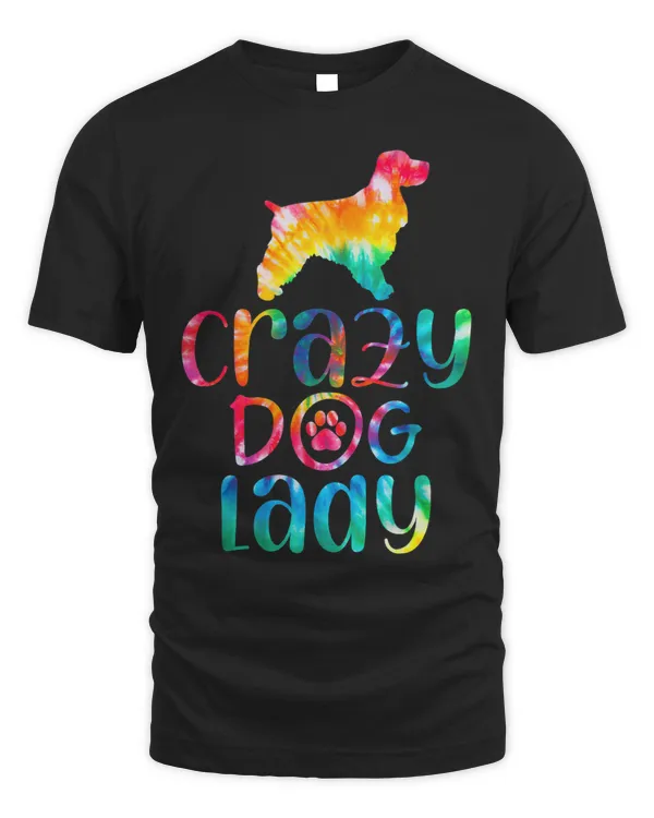 Funny Dog Lover Gifts English Cocker Spaniel Shirts Tie Dye