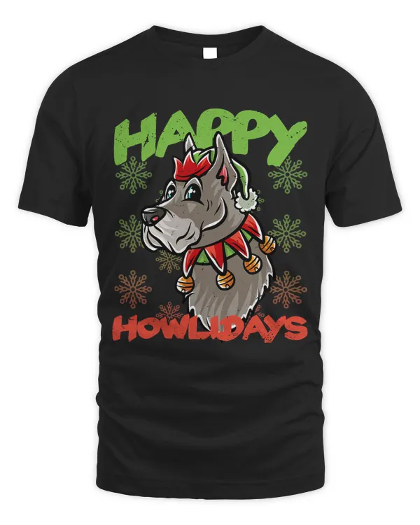 Happy Howlidays Great Dane Elf Dog Merry Christmas Dogs 57