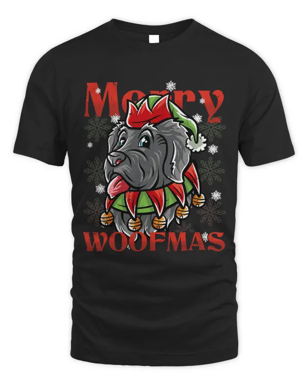 Merry Woofmas Newfoundland Elf Dog Christmas Dogs Elves 2