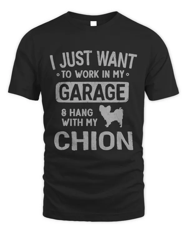 Funny Chion Dad Garage Men Hang With