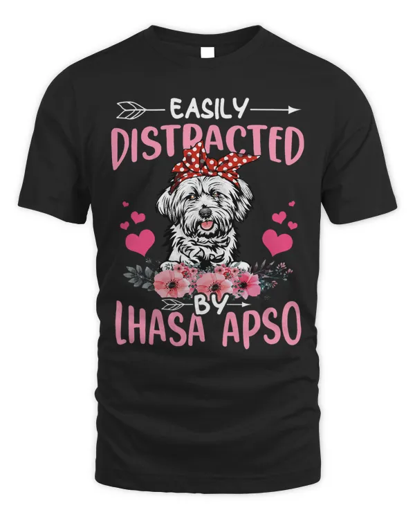 Dog Lovers For Women Easily Distracted By Lhasa Apso