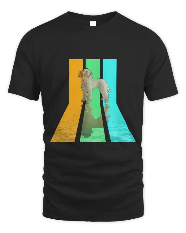 Retro 80s Vintage Style Lagotto Romagnolo 387