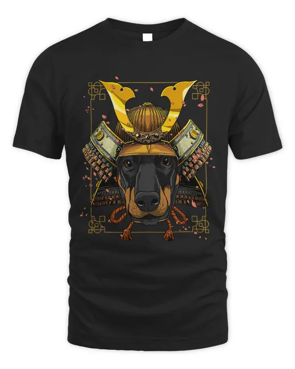 Samurai Doberman Dog Warrior Samurai Lovers Gift 193