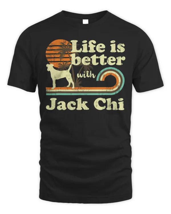 Life Better Jack Chi Vintage Dog Mom Dad