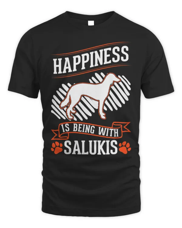 Happiness is being with Salukis T-Shirt Copy
