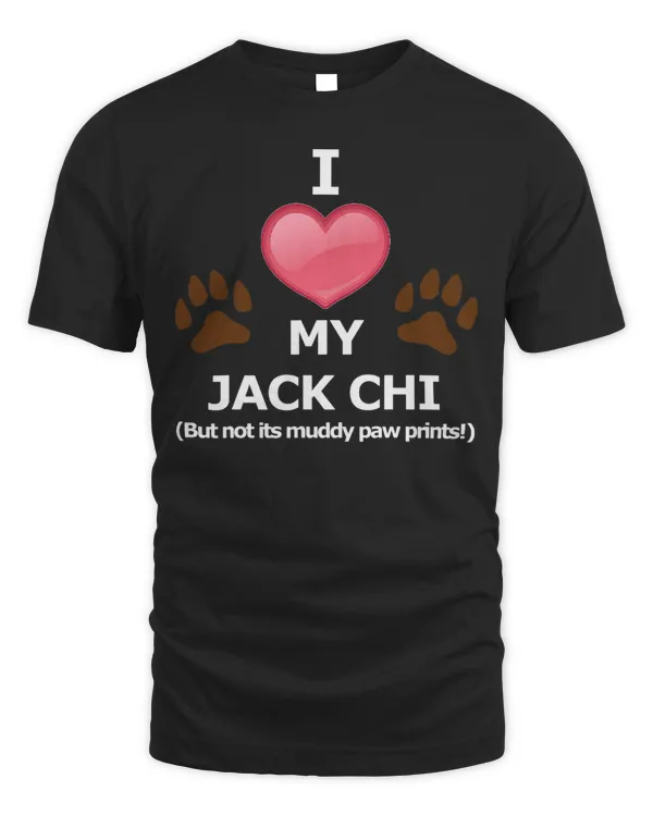Jack Chi Funny Dog Muddy Paw Print Joke Gift