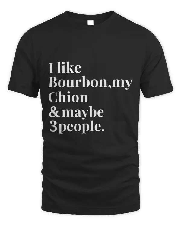 Chion Funny Dog Owner Bourbon Whiskey Lover Gift Men