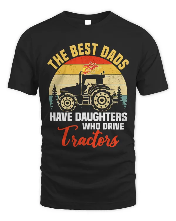 The best dads have daughters who drive tractors vintage