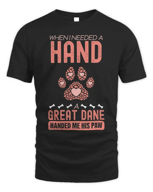 When I needed a hand there was a german dogge