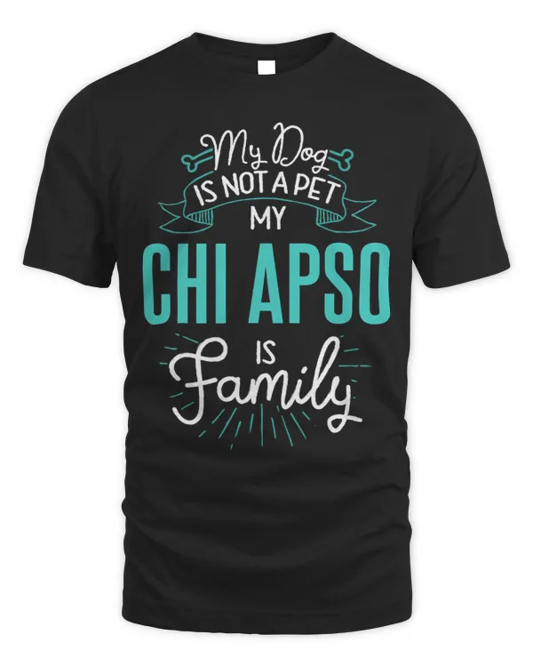 Cute Chi Apso Shirt Family Dog Gift for Women Men