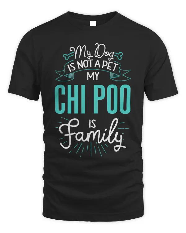 Cute Chi Poo Shirt Family Dog Gift for Women Men