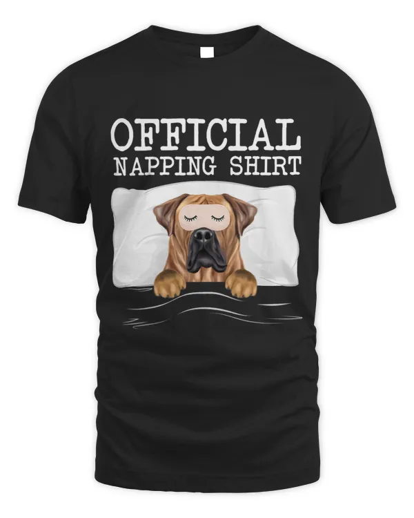 Funny Official Napping Sleeping Boerboel 331
