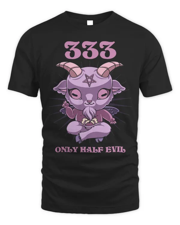 333 Only Half Evil Pastel Kawaii Grunge Baphomet 617