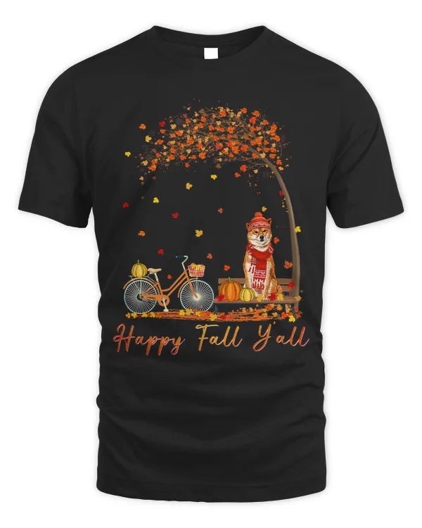 Shiba Inu Dog Autumn Fall Pumpkin Truck Mappe Thanksgiving342