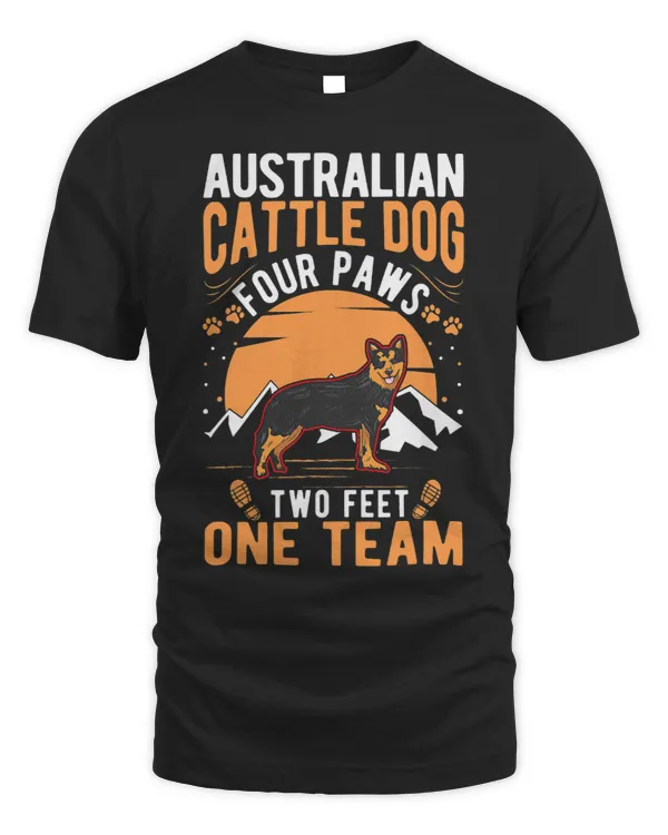 Australian Cattle Dog four paws two feet one team 191
