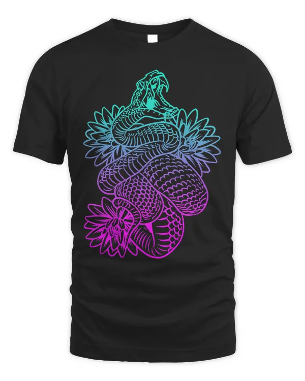 Pastel Goth Snake Serpent Flower Reptile Animal Snake Lover 20